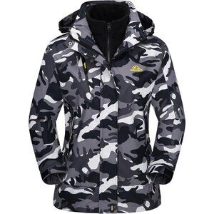 Women's Black Como Winter Coats Snow Ski Jacket Waterproof Winter Jacket